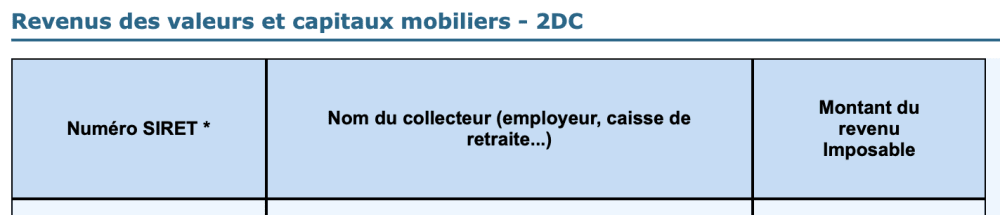 Capture d'&eacute;cran d&eacute;claration imp&ocirc;ts 2025