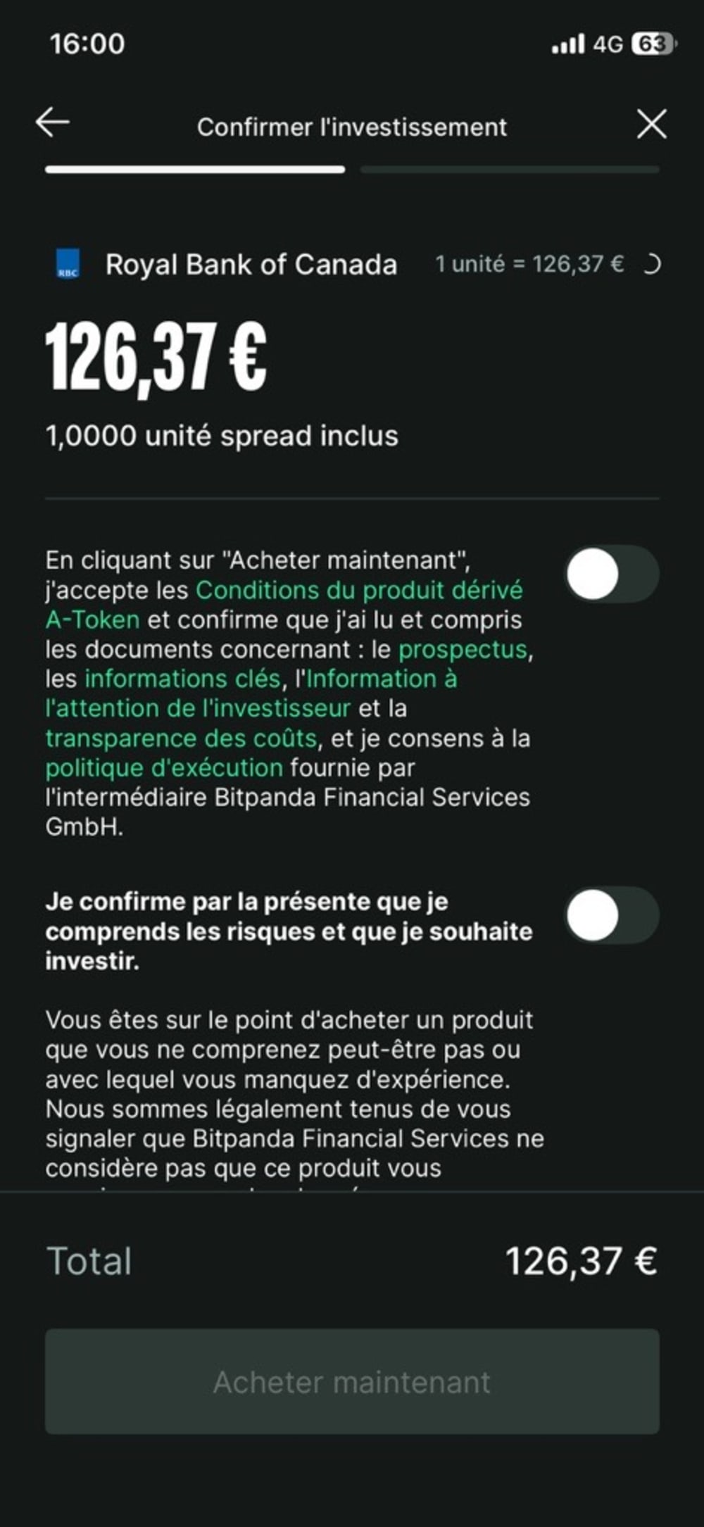 Application Bitpanda