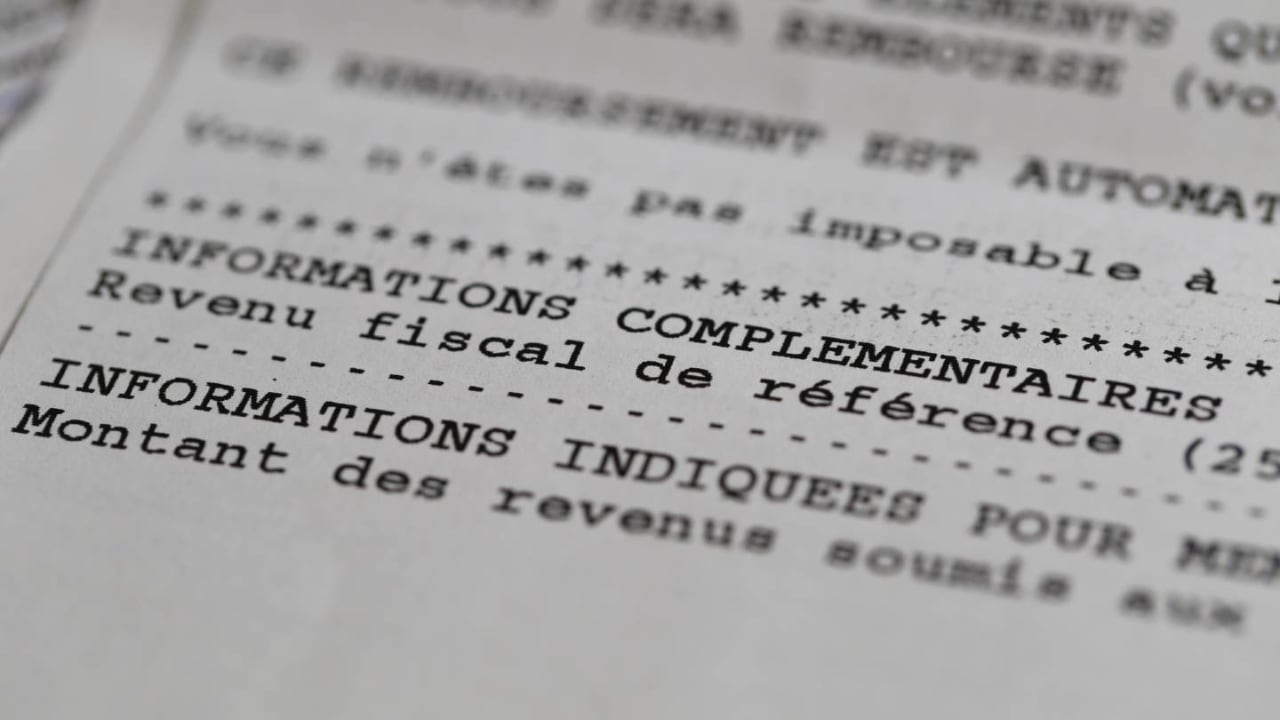 revenue fiscal de référence n 1