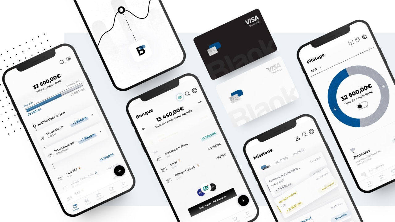 Compte pro : qui se cache derrière Blank, filiale d'une très grande banque française ?