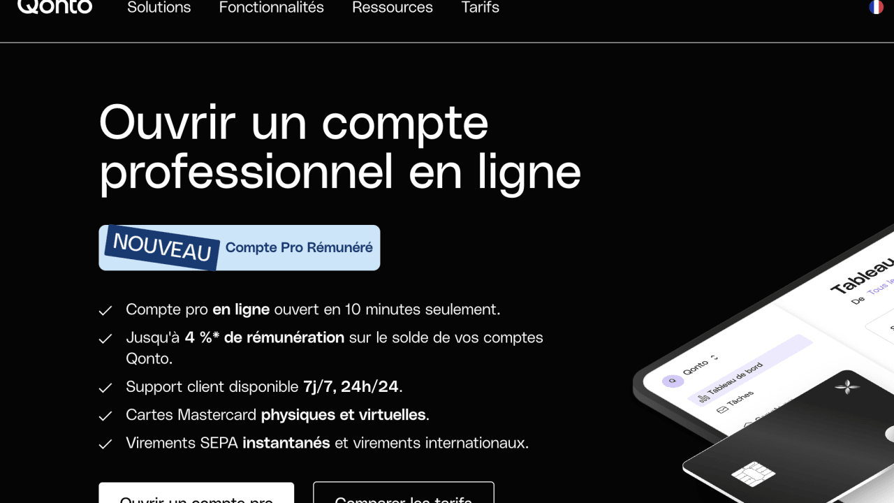 Qonto : 3 mois gratuits pour les lecteurs de MoneyVox