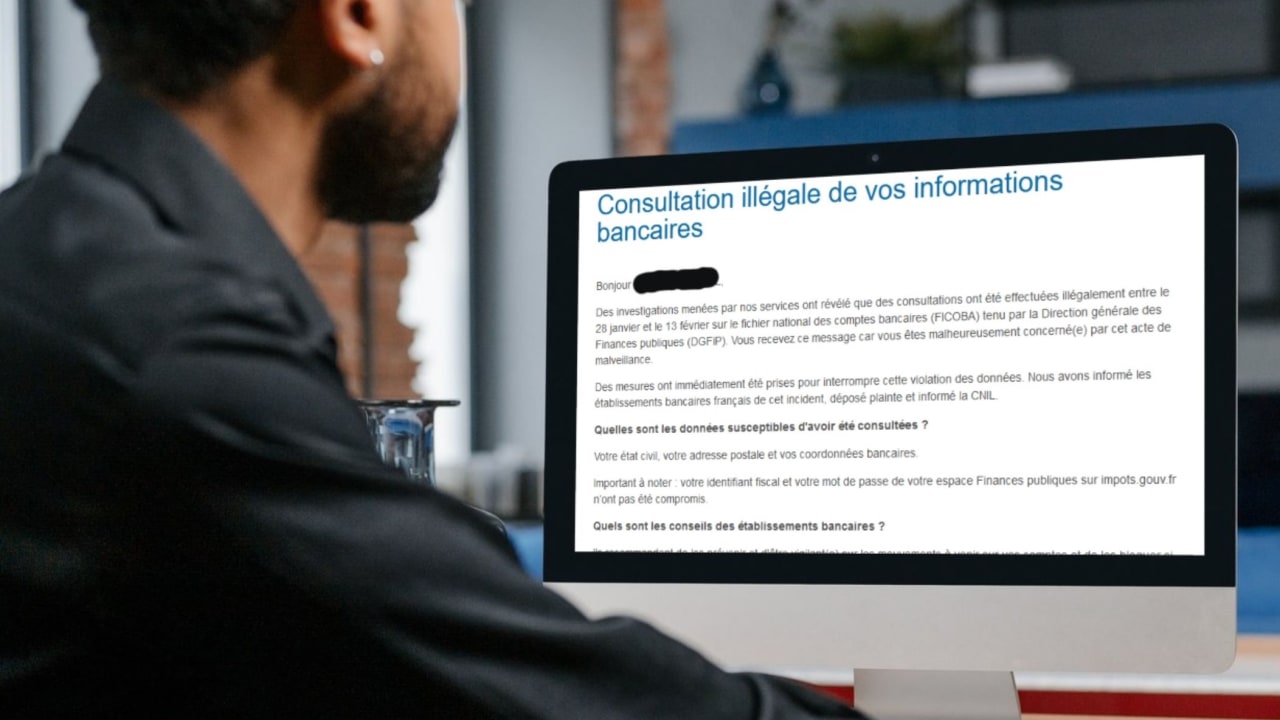« Consultation illégale de vos informations bancaires » : ce mail de la DGFiP est-il une arnaque ?