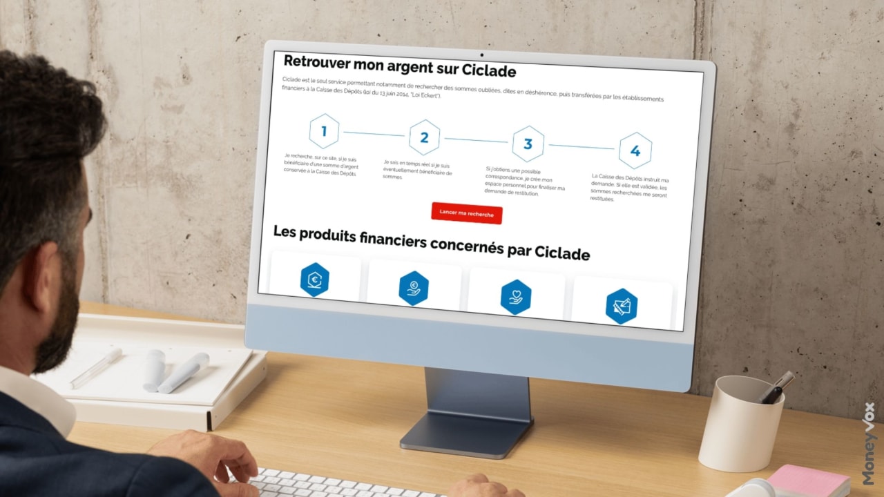 Ciclade.fr : mode d'emploi pour votre recherche de livret, assurance vie, PEE ou PEL oubliés