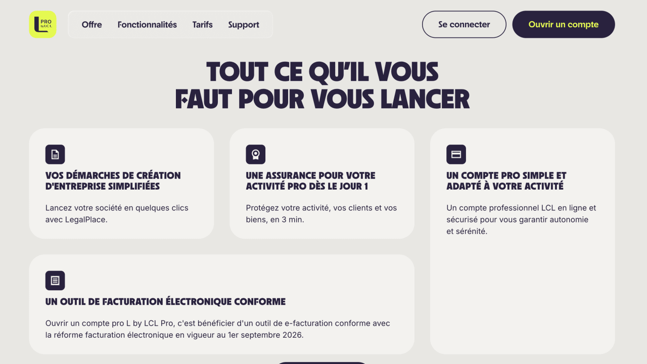 L by LCL Pro : optez pour la solution mobile de LCL à destination des indépendants
