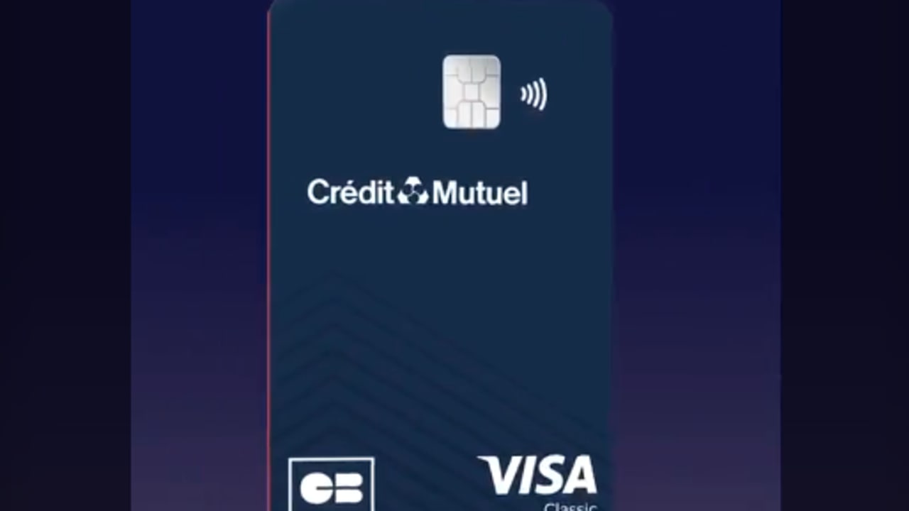 Crédit Mutuel : un nouveau visuel pour la carte bancaire CB Visa Classic