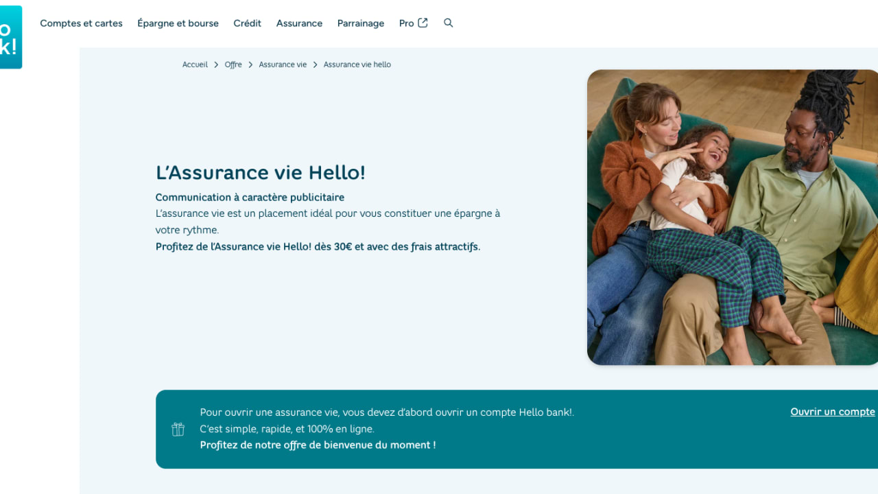 Placement : pourquoi ouvrir une assurance vie chez Hello bank ! quand on est jeune