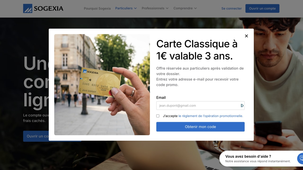 Sogexia : profitez d'une carte Mastercard à 1 euro pendant 3 ans