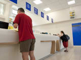 Un guichet de La Banque Postale