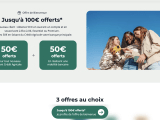 Capture du site du Cr&eacute;dit Agricole pr&eacute;sentant l'offre de bienvenue 100 euros offerts