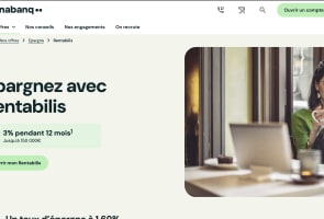 Capture du site Rentabilis pr�sentant l'offre de taux boost� � 3% pendant 1 an