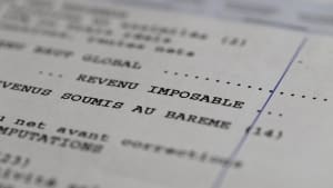 Le revenu imposable sur un avis