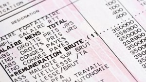 Un bulletin de salaire