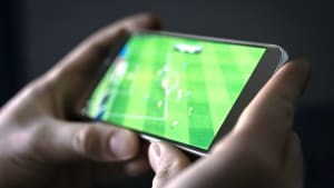 Foot, smartphone