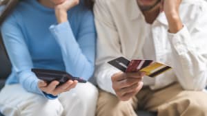 cartes bancaires couple