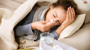 femme malade