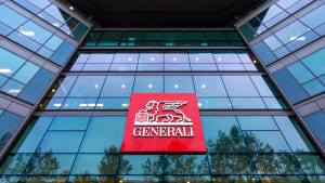 Vue extérieure du siège de Generali France, compagnie d'assurances française filiale du groupe italien Generali