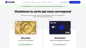 Capture du site bforbank.com présentant l'offre de bienvenue jusqu'à 200 euros offerts