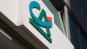 Logo Crédit Agricole sur agence