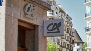 enseigne de la banque Cr�dit Agricole