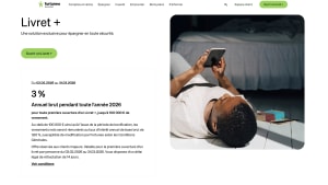 Capture du site Fortuneo présentant le taux boosté à 3% pendant 1 an