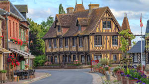 Maison normande � Beuvron-en-Auge, Calvados, Normandie