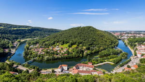Vue sur Besan�on depuis la Citadelle Vauban