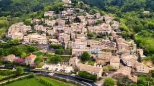 Village de Hilltop Mirmande, Drome, France
