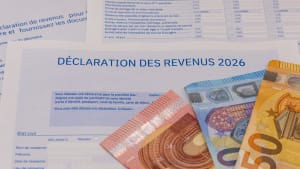 Le formulaire 2042 de déclaration des revenus des impôts pour l?année 2026 en France.