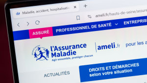 Clamart, France - 12 mars 2024: D�tail du site internet ameli.fr de l'Assurance Maladie permettant d'effectuer en ligne la plupart des d�marches administratives de l'assurance sant� fran�aise