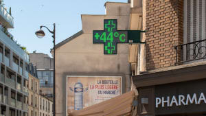 Paris, le 19 juillet 2022, vague de chaleur