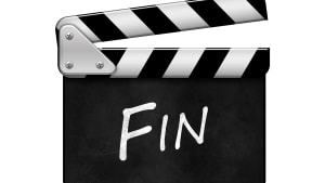 Regieklappe, clap de cinéma, Filmklappe, Fin