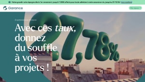 Capture du site Garance présentant l'abondement pour Garance epargne