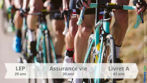 Groupe de cyclistes en course, jambes musclées, vélos colorés.