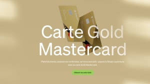 Deux cartes bancaires Gold Mastercard De Fortuneo