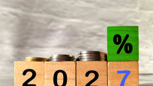 Concept de planification financière et de croissance de l'argent 2027
