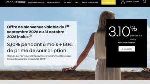 Offre bancaire : 3,10% d'intérêt pour le livret Zesto de Renault Bank