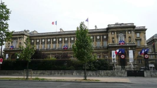ministère des affaires étrangères, quai d'Orsay à Paris