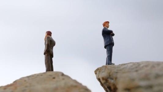 Un conflit entre deux personnes