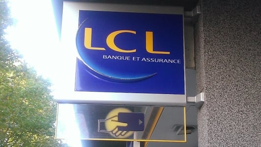 Une agence LCL en 2015