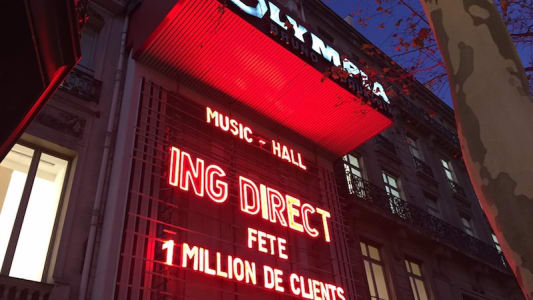 One Million Show ING Direct  l'Olympia, 26 novembre 2015