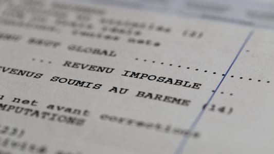 Le revenu imposable sur un avis