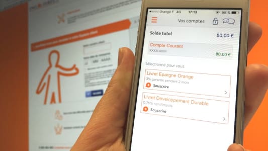 Application ING Direct sur smartphone et PC 