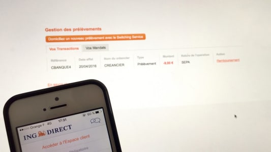 Gestion des prélèvements ING Direct