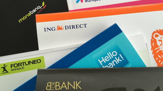 Chquiers de banques en ligne