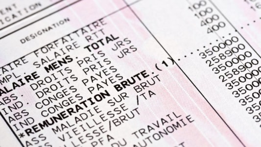 Un bulletin de salaire