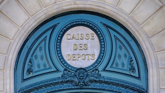 Entre de la Caisse des dpts  Paris