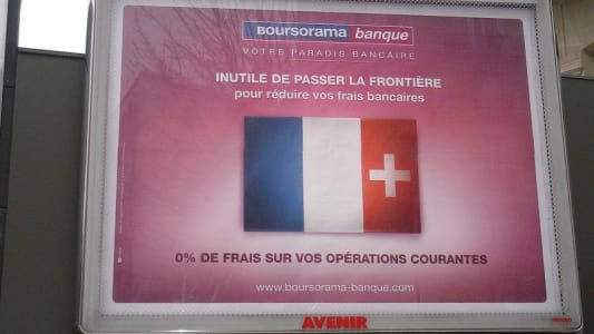 Une affiche Boursorama en 2007