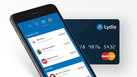 Carte et appli mobile Lydia