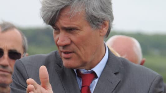 Stéphane Le Foll à Liffré en avril 2015