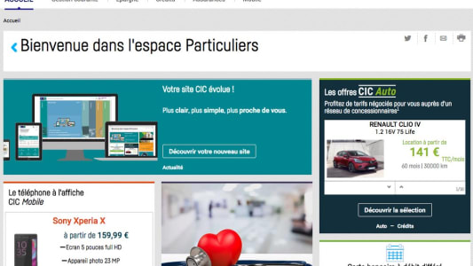 Site du CIC en 2016